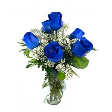 Half Dozen Blue Roses